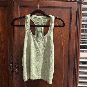 Light Green Racerback Tank Top